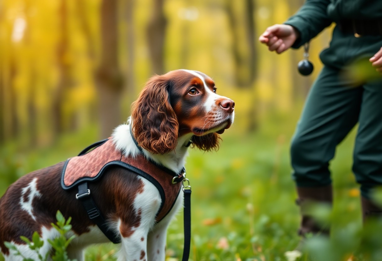 English Springer Spaniel training for hunting