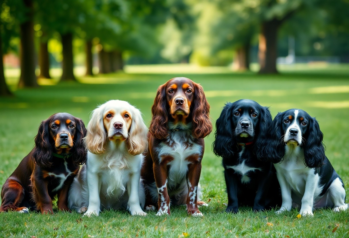 other spaniel breeds tak