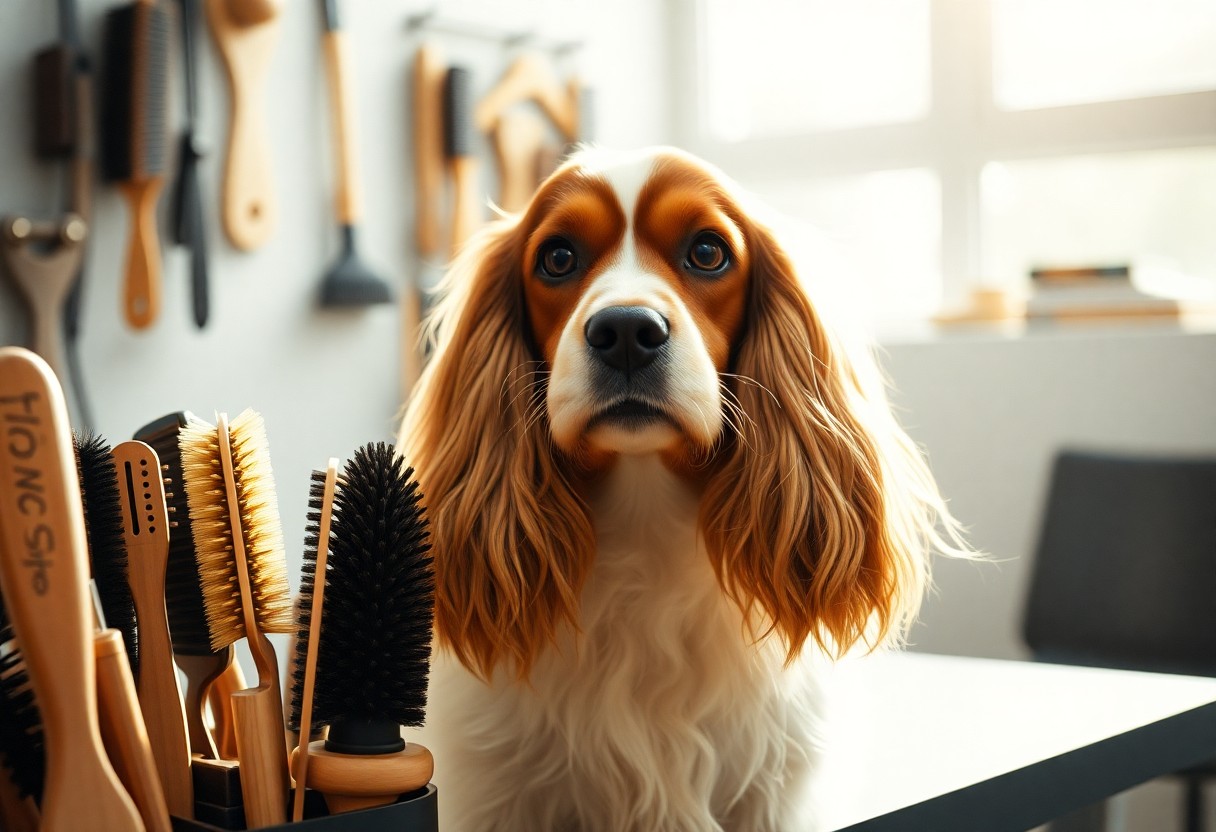 Best dog brushes for Spaniels with long hair top brushes for long haired spaniels teb
