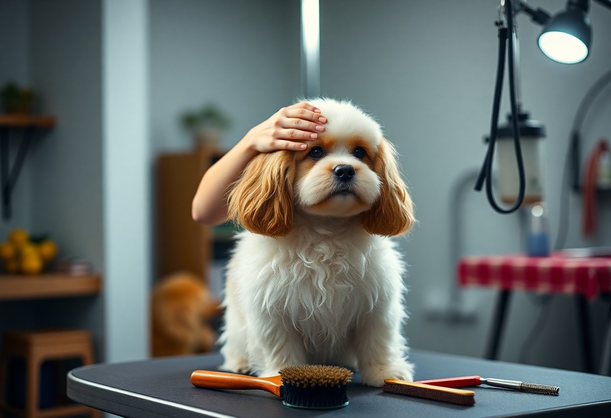 How to back brush a Spaniel