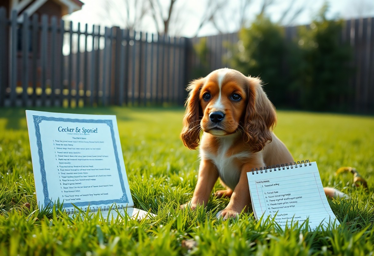 choosing the right cocker spaniel puppy iau