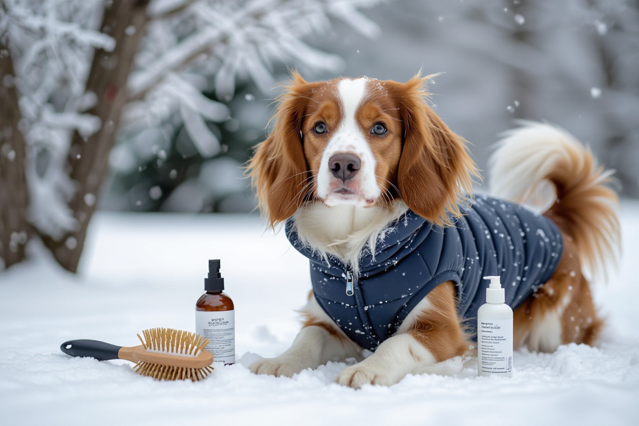 winter coat care for spaniels oik